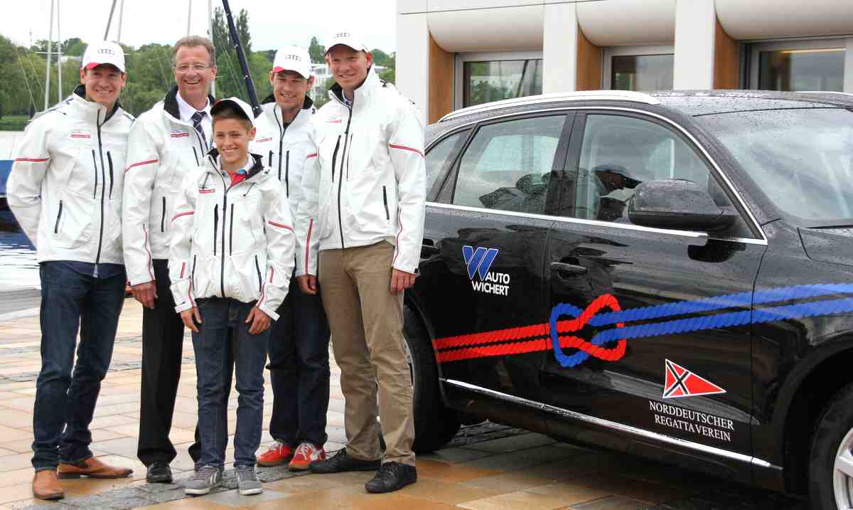 Die NRV Bundesliga Segel Crew mit Jens Glathe Foto: Auto Wichert