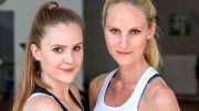Die Fitness-Schwestern Linda und Kaya Stork