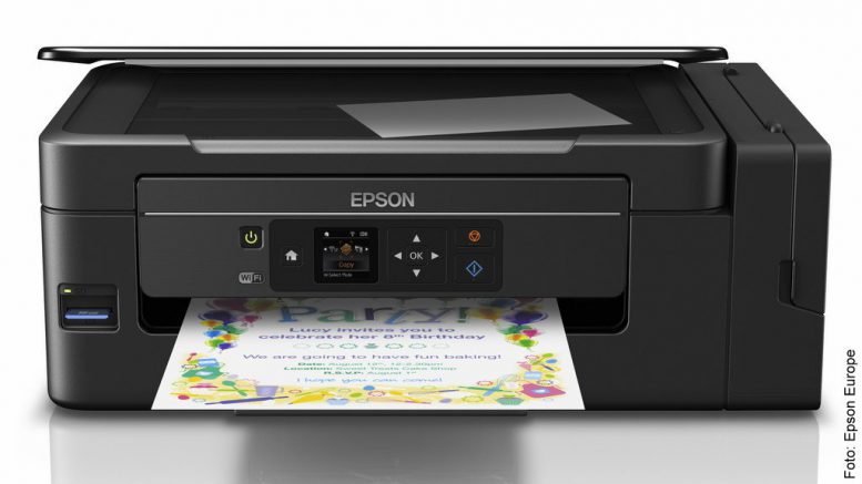 Inkjet-Drucker von Epson haben Druckerpatronen