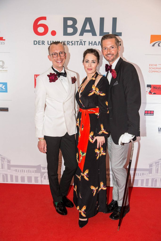 Tim Engelke, Annika de Buhr, Guido Dührkopp auf dem Red Carpet