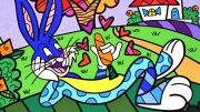 Pop Art Bild von Romero Britto Bugs Bunny