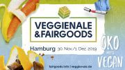 Messeplakat Veggienale & Fairgoods in Hamburg