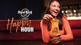 Werbemotiv Happy Hour im Hard Rock Cafe