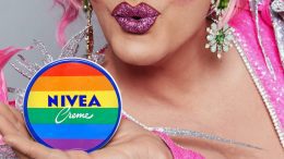 Oliva Jones mit Regenbogen NIVEA