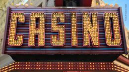 Casino Neonwerbung in Las Vegas