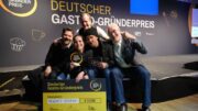 Deutscher Gastrogründerpreis 2023 Siegerfoto mit Tanja Goldstein